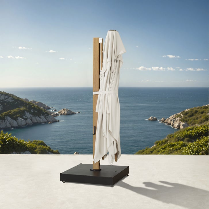 Sirio 3 m x 4 m (9.85 ft. x 13.1 ft.) Commercial Cantilever Umbrella