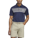 Adidas Men's Chest Print Polo