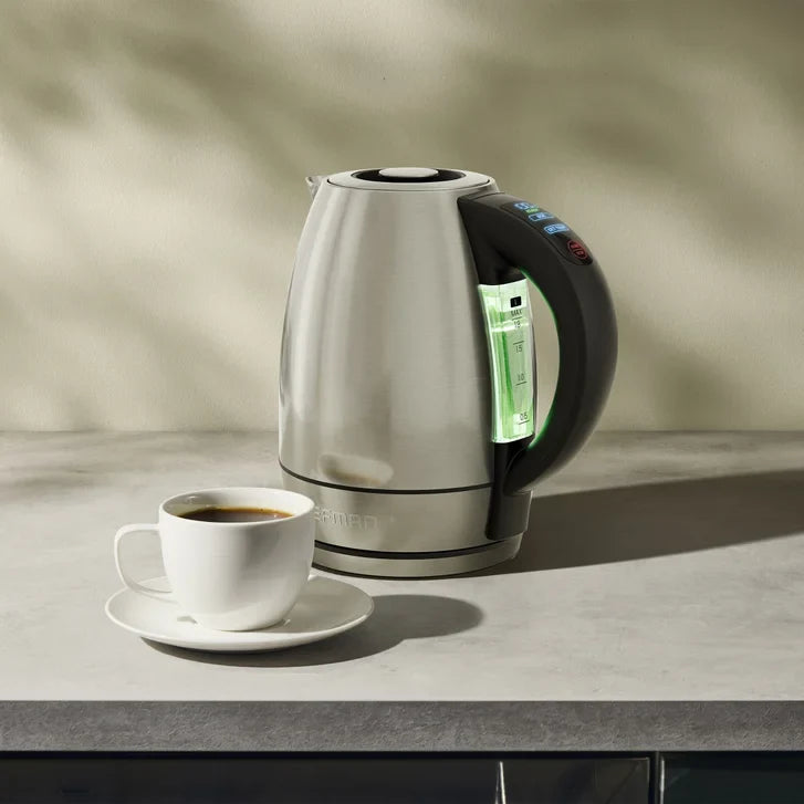 Chefman 1.8 L Custom-Temp Digital Kettle, Stainless Steel