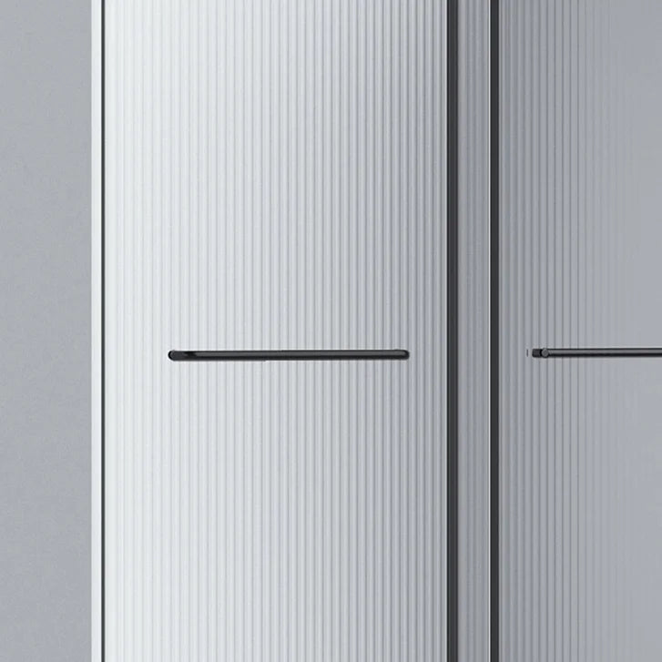 Appollo Geneva 60 in. Alcove Shower Kit in Matte Black