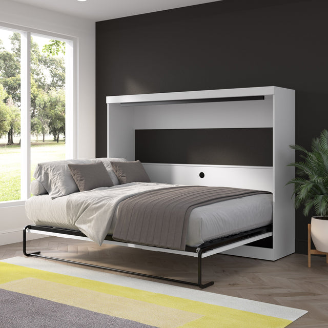 Bestar Oasis Premium Horizontal Queen Wall Bed O5