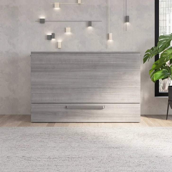 Borealis Queen Cabinet Bed with Drawer & Mattress