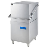 Forno 28.14 in. Stainless Steel Hood Type Commercial Dishwasher with Washing Capacity of 60 Racks Per Hour
