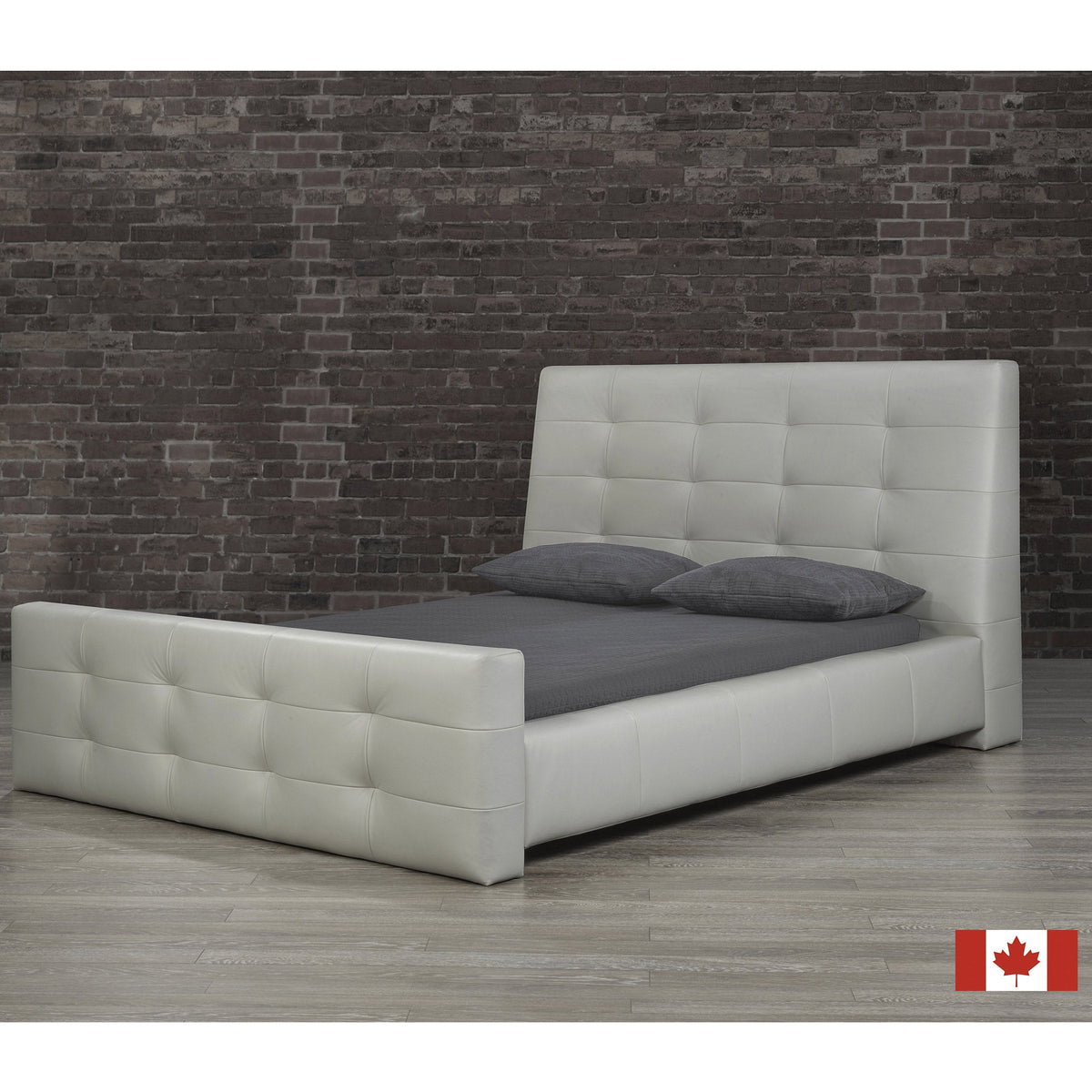 Venice Top Grain Leather Bed