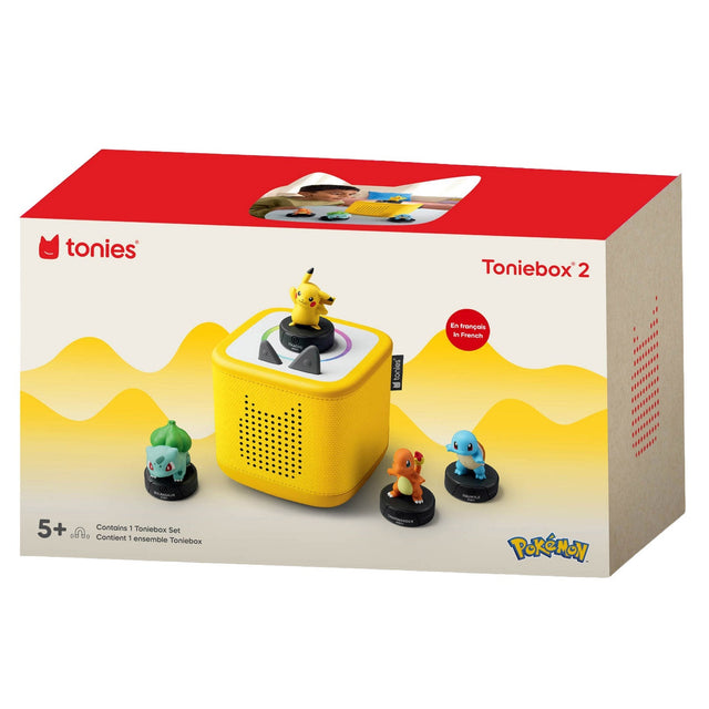 Tonies Pikachu Toniebox 2 Starter Set Lightning Yellow (French) - Costco Exclusive C8