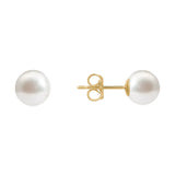 7.5 – 8 mm Cultured Akoya Pearl Earrings