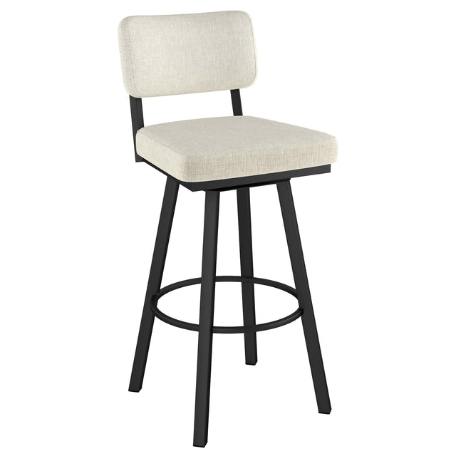 Amisco Alek Swivel Counter Stool with Vinyl Seat A2