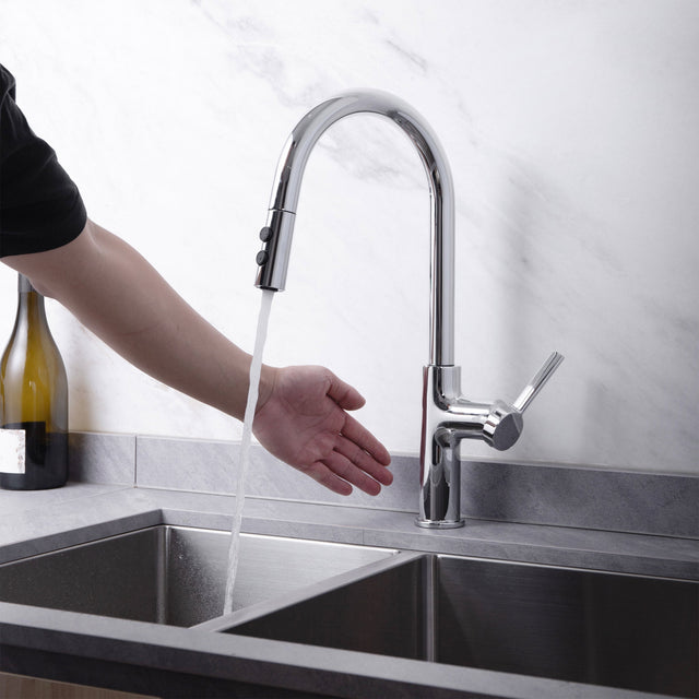 Westmount Waterworks Touchless Pull-down Greta Kitchen Faucet O0