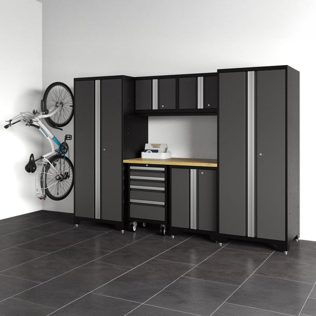 NewAge Products Bold XL Series 7-Piece Garage Cabinetry Set W9