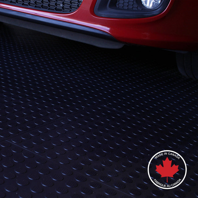 Ultralock Black Solid Garage Tiles U9