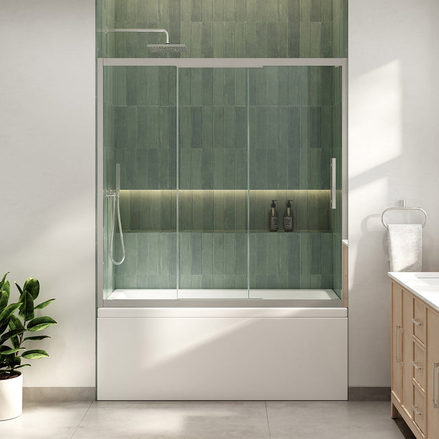 OVE Decors Dante 59 in. × 59 in. Sliding Bathtub Door T8