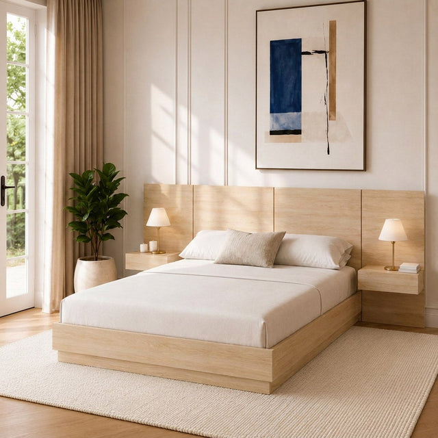 Milano Queen Platform Bed V1