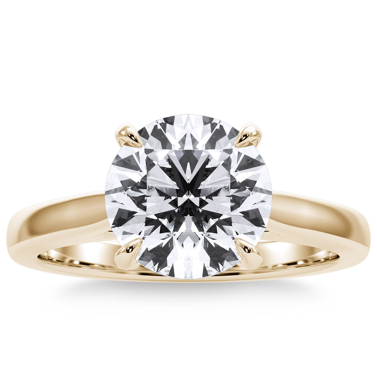 Round Brilliant Diamond Solitaire Ring (2.00 ct)