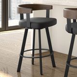 Amisco Lars Swivel Counter Stool
