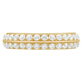 Round Brilliant Diamond Two Row Band (1.00 ctw)
