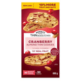THINaddictives Cranberry Almond Thin Cookies, 690 g