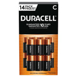 Duracell CopperTop C Batteries, 14-count