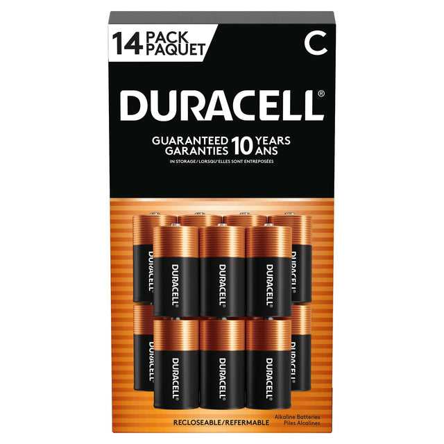 Duracell CopperTop C Batteries, 14-count F9