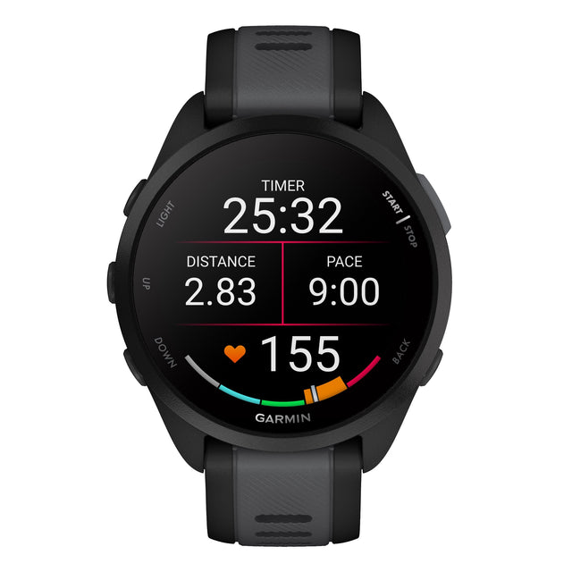 Garmin Forerunner 165 Smartwatch, Music Edition, includes USB-C and USB-A Charging Cables G8