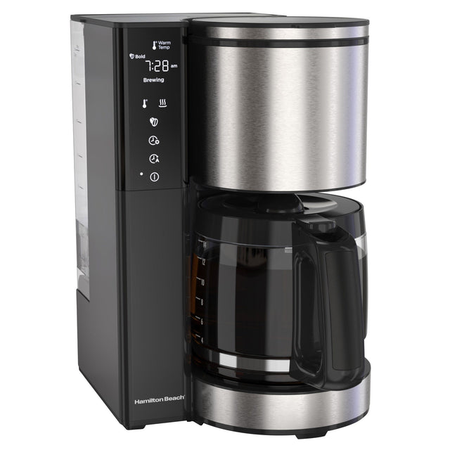 Hamilton Beach Easy Measure 14 Cup Programmable Coffee Maker with Touch Display and Reusable Filter K3