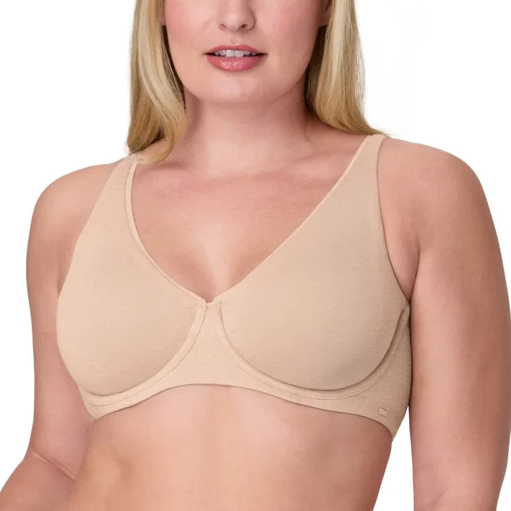 Bali Cotton Collection Underwire Bra, 2-pack