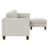 Thomasville Fabric Sofa with Ottoman