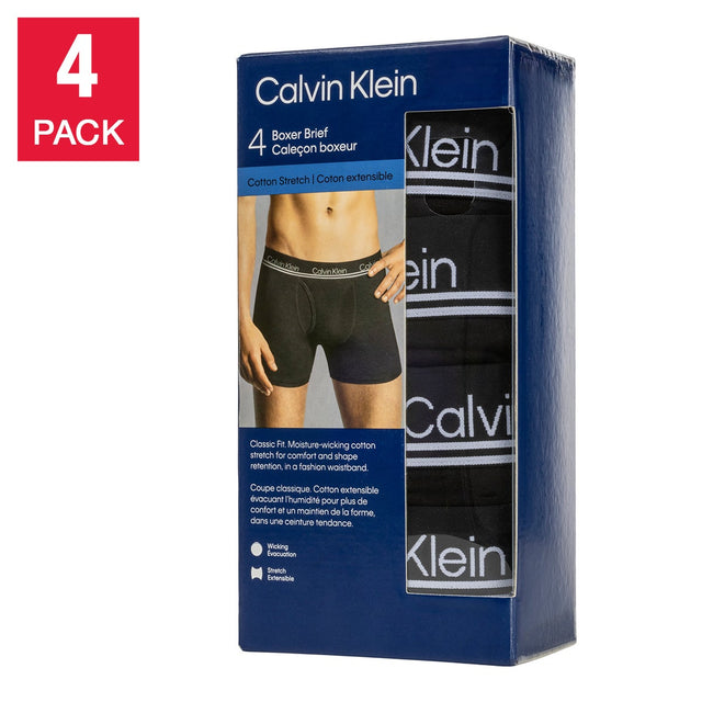 Calvin Klein Men's Impact Boxer, 4-pack L5