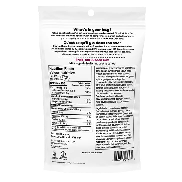 Laid Back Snacks, Snack Mix, 10 × 130 g