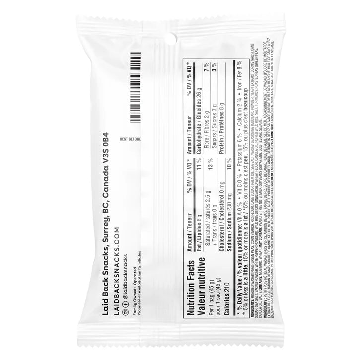 Laid Back Snacks, Snack Mix, 20 × 45 g