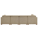 Thomasville Tisdale 6-piece Fabric Sectional with Storage Ottoman