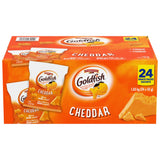Goldfish Baked Snack Cheddar Crackers, 24 × 43 g (1.5 oz.)