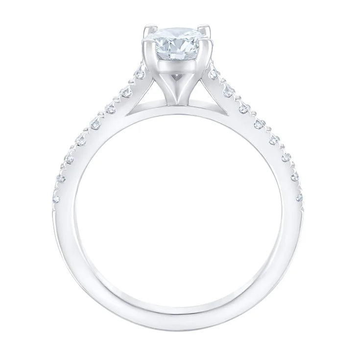 Round Brilliant Diamond Ring (1.10 ctw)