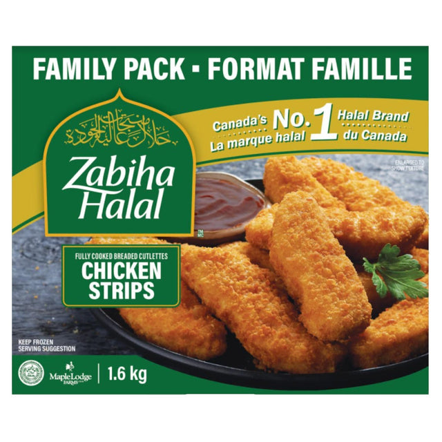 Zabiha Halal Chicken Strips, 1.6 kg G1