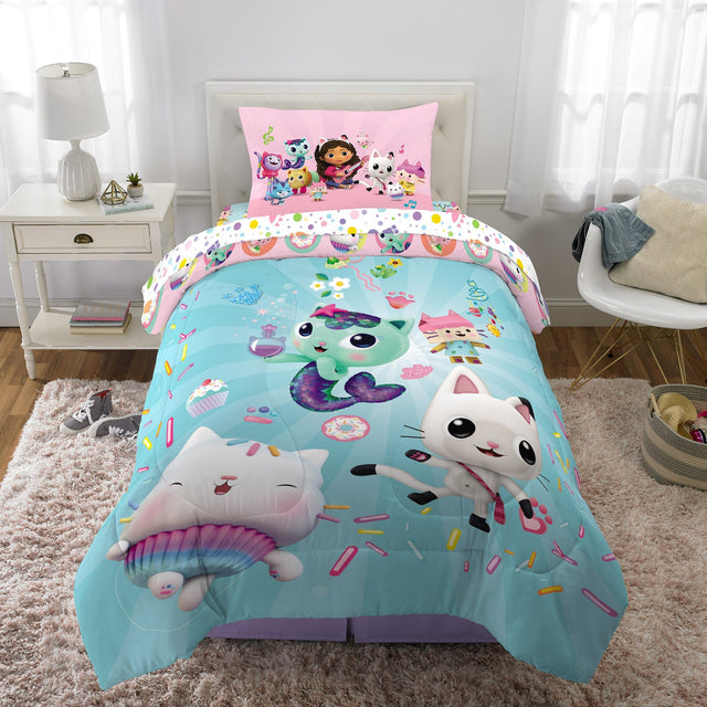 Gabby's Dollhouse 4-piece Twin Bedding Set E9