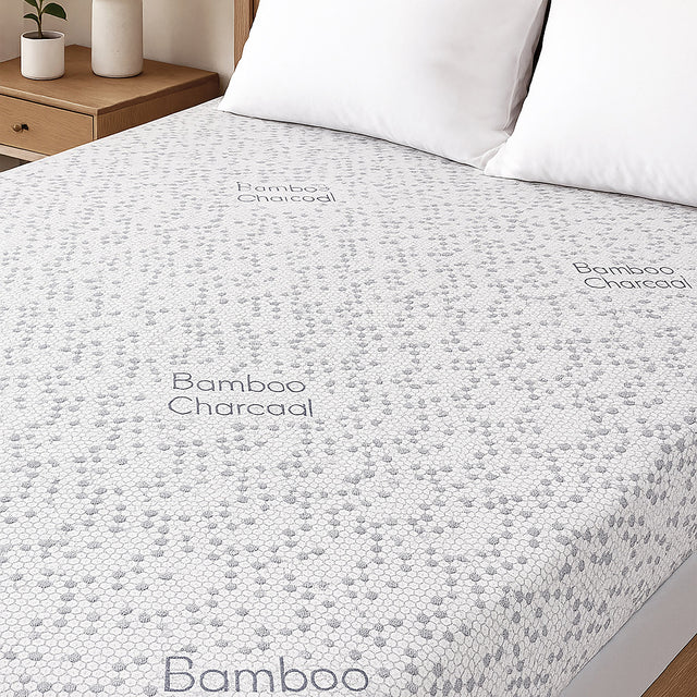 Cotton House Charcoal Infused Waterproof Mattress Protector C1