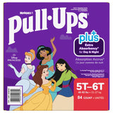 Huggies Pull-Ups Plus Training Pants Girl, 2T to 6T