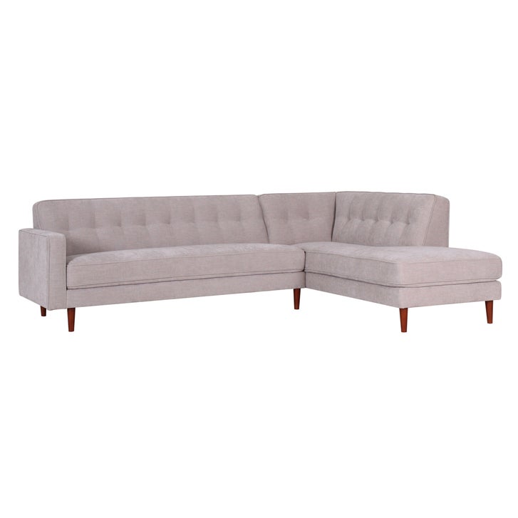 Right-hand Facing Fabric Sofa-chaise