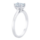 1.00 ct Emerald Cut, Clarity VVS2, Colour H, Solitaire Diamond Ring