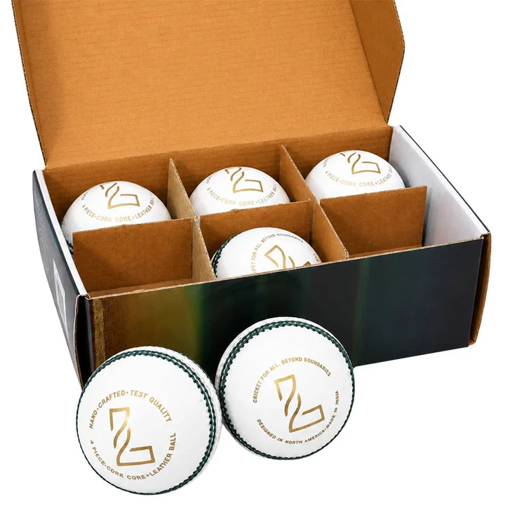 LinkZ - Leather Cricket Balls, 6-pack
