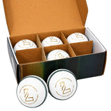 LinkZ - Leather Cricket Balls, 6-pack