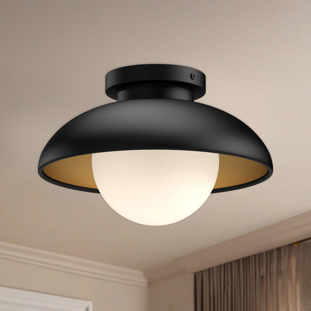 Light & Modern Karesa 12 in. Flush Mount Light R0