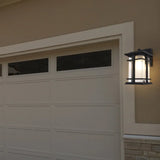 LUTEC Craftsman Style Outdoor LED Wall Lantern