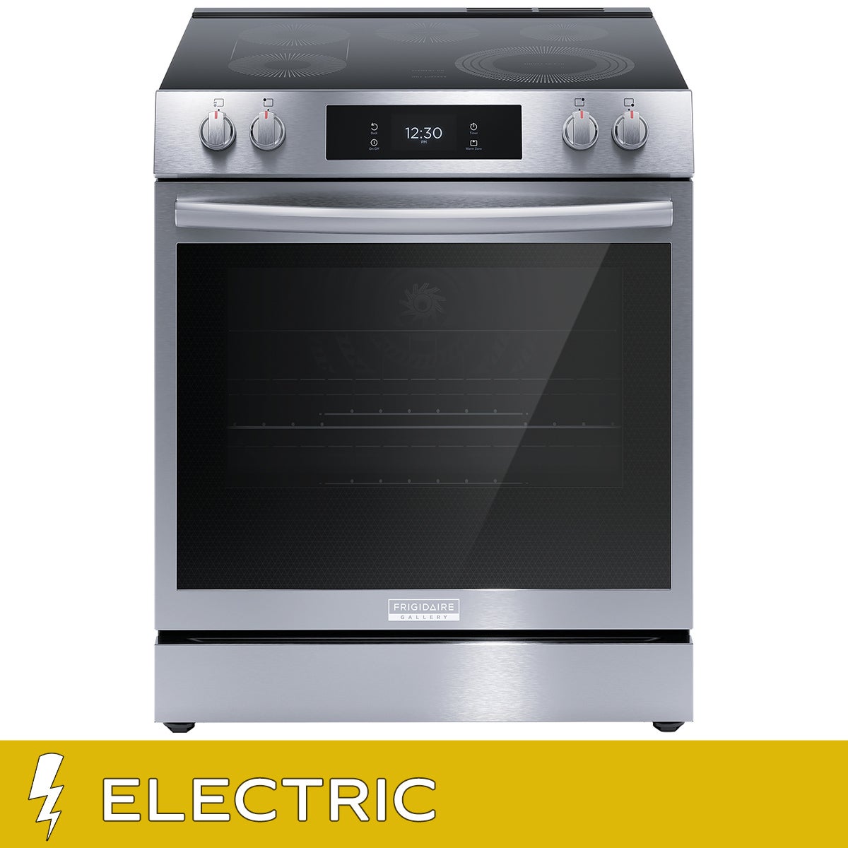 Frigidaire Gallery 30 in 6.2 cu ft. Electric Total Convection 5-Burner Range with Air Fry