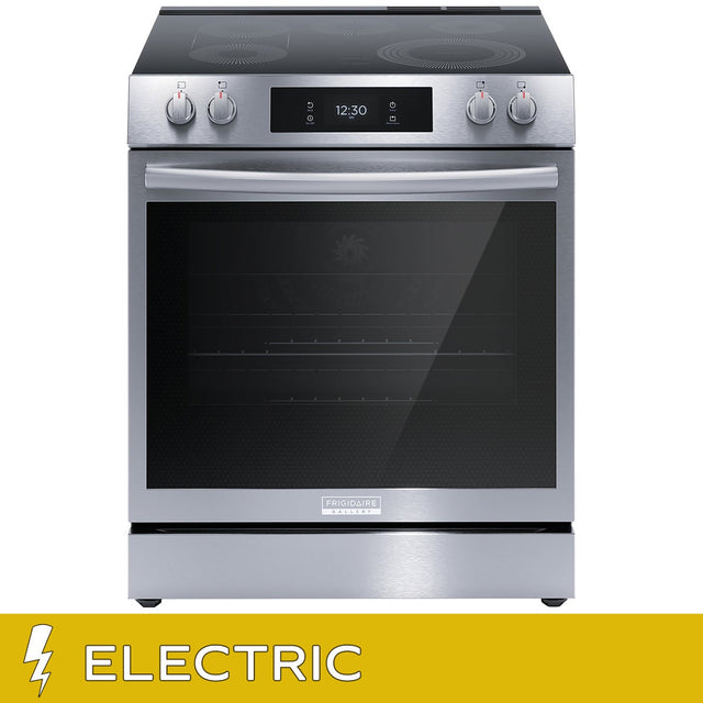 Frigidaire Gallery 30 in 6.2 cu ft. Electric Total Convection 5-Burner Range with Air Fry X3