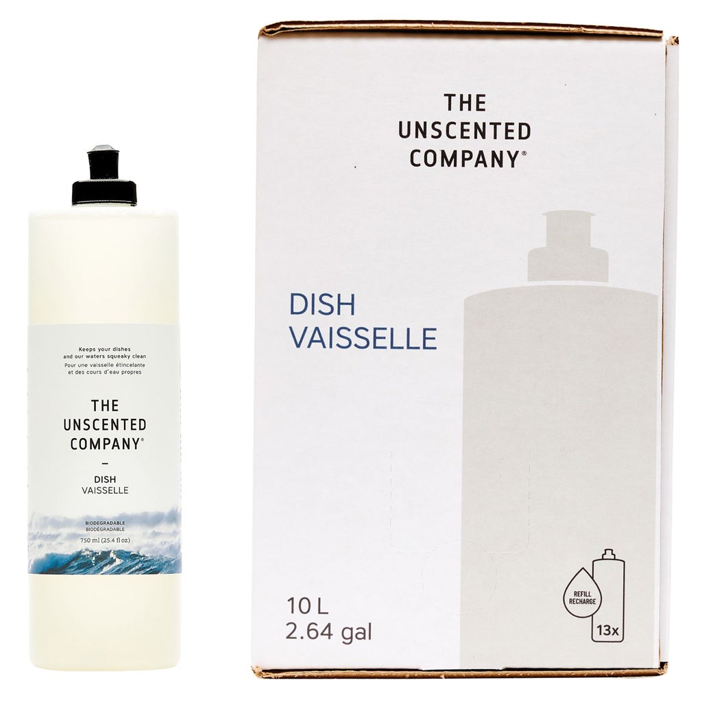 The Unscented Company Dish Soap Refill Box with Dish Soap Bottle