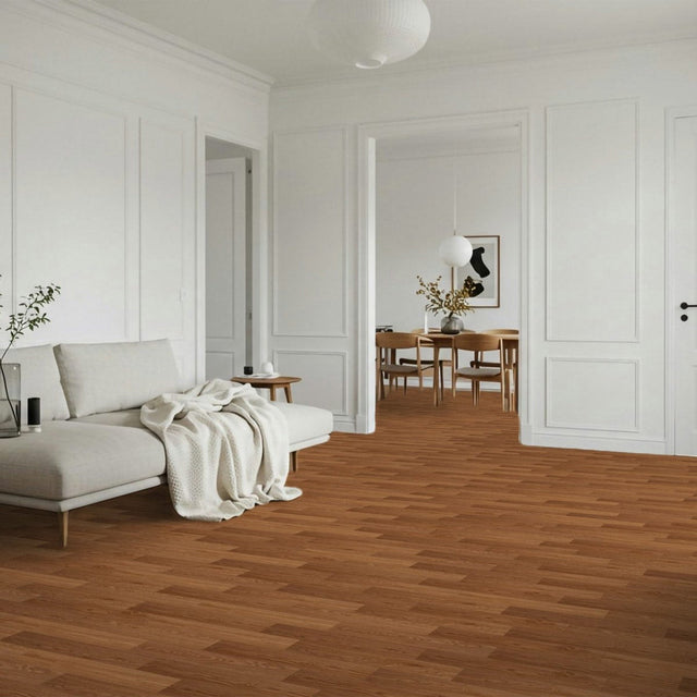 Quickstyle 5.5MM Thick 12.7 cm (5.0 in.) Multi-Length Waterproof SPC Vinyl Flooring (19.7 sq. ft) N7