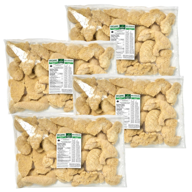 Yorkshire Valley Farms Organic Breaded Chicken Breast Fillets, 4 × 2 kg D3