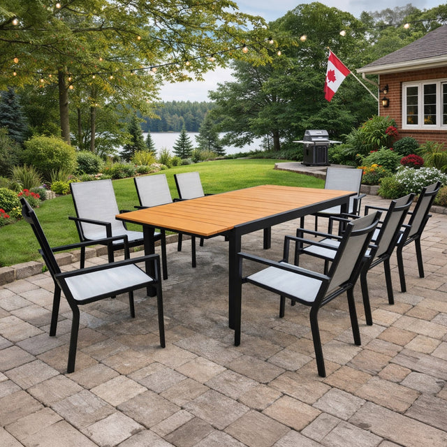 Portland 9-piece Patio Dining Set P2