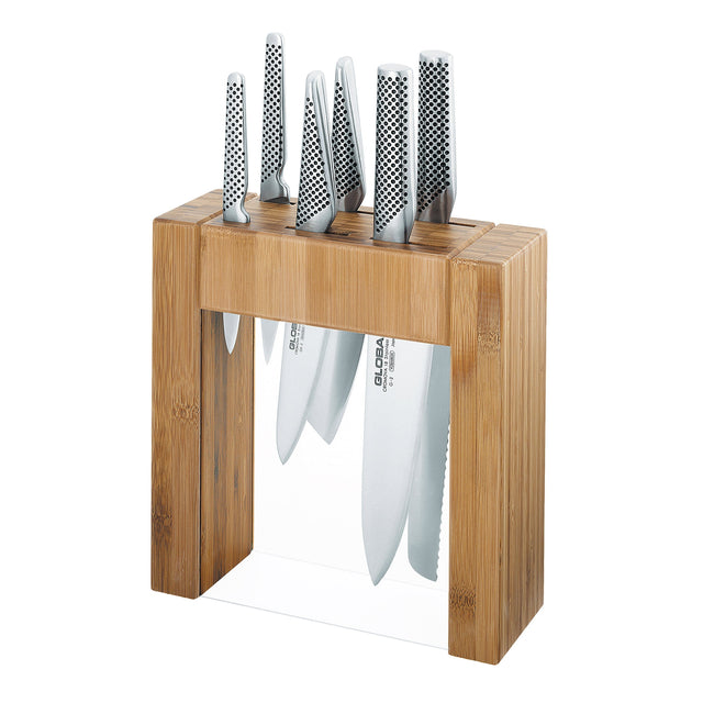 Global Ikasu Knife Block Set, 7-piece K1