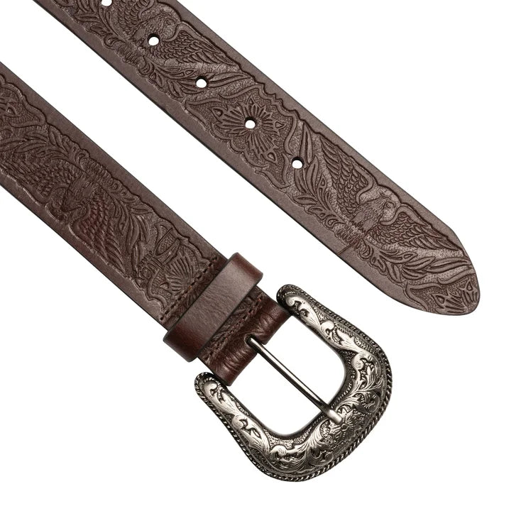 Silver Jeans Men's Western Theme Belt
